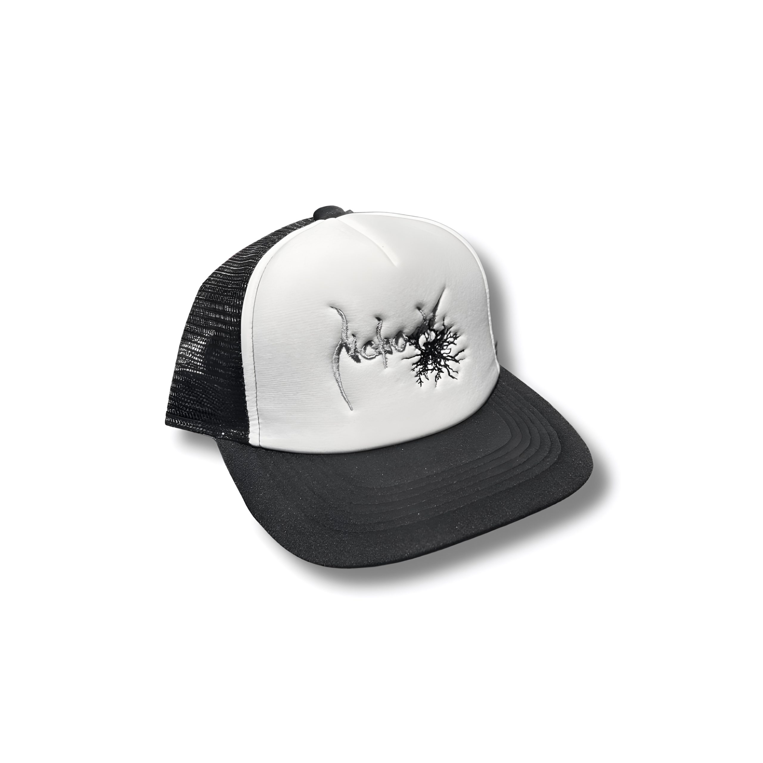 NOBODY BLOOD VESSELS LOGO CAP WHITE