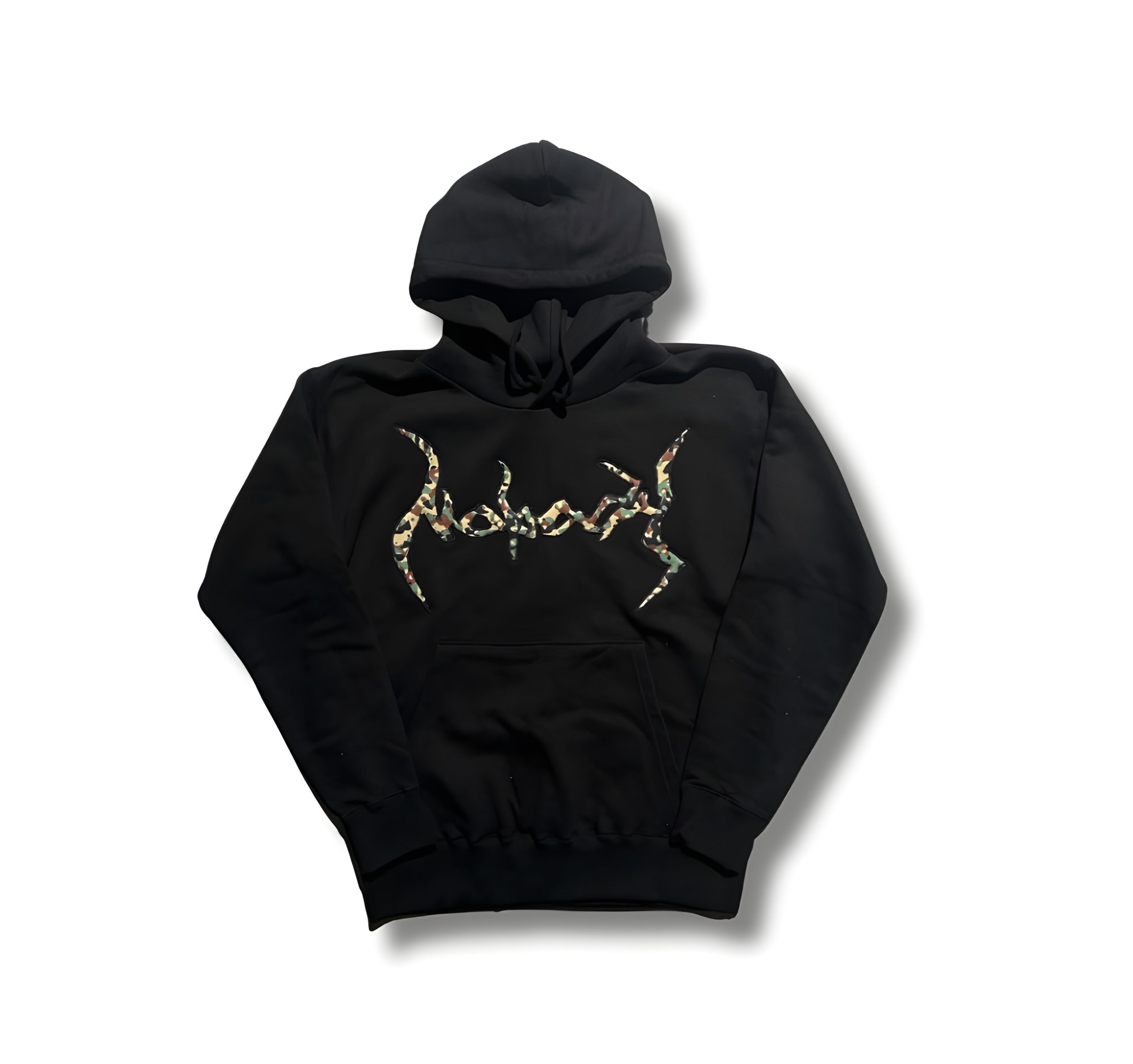 NOBODY KAMO LOGO HOODIE SWEAT BLACK